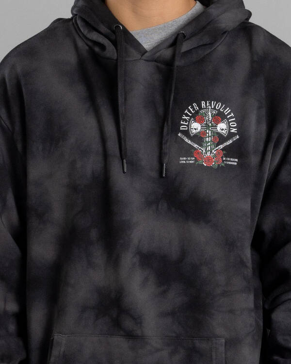 Dexter Wreathed Cross Hoodie for Mens