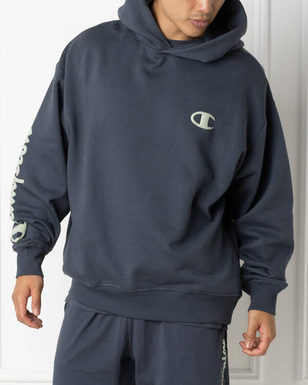 Champion Legacy Puff Script Hoodie for Mens