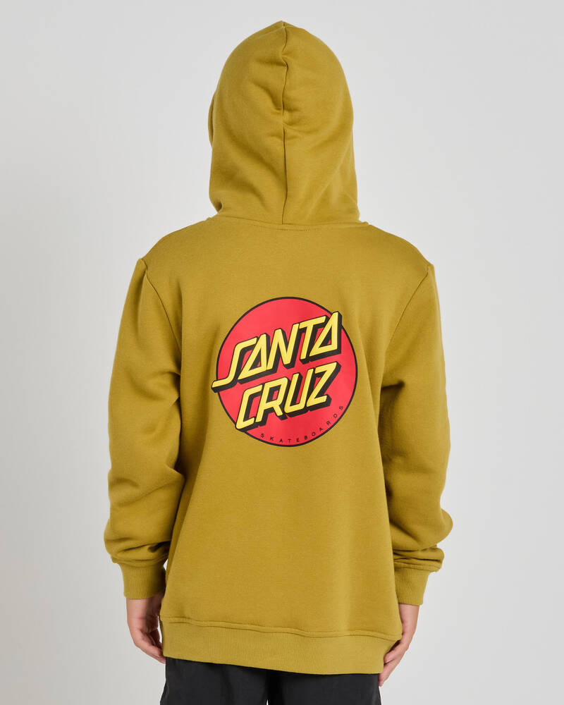 Santa Cruz Boys' Classic Dot Puff Chest Hoodie for Mens