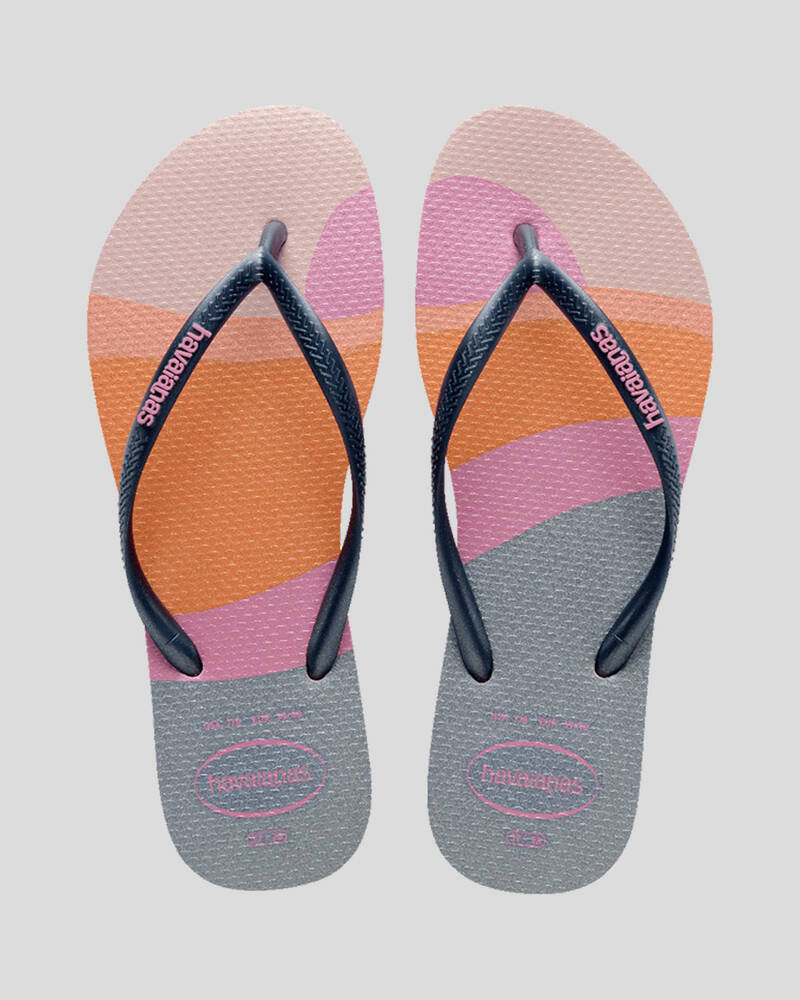 Havaianas Slim Palette Glow Thongs for Womens