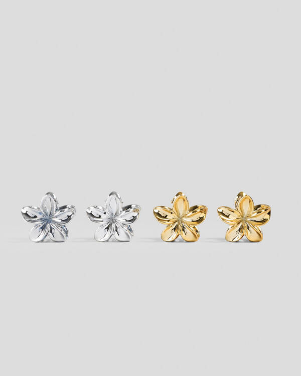 Karyn In LA Baby Frangipani Hair Claw Clip Pack for Womens