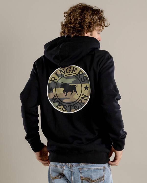 Ringers Western Signature Bull Hoodie for Mens
