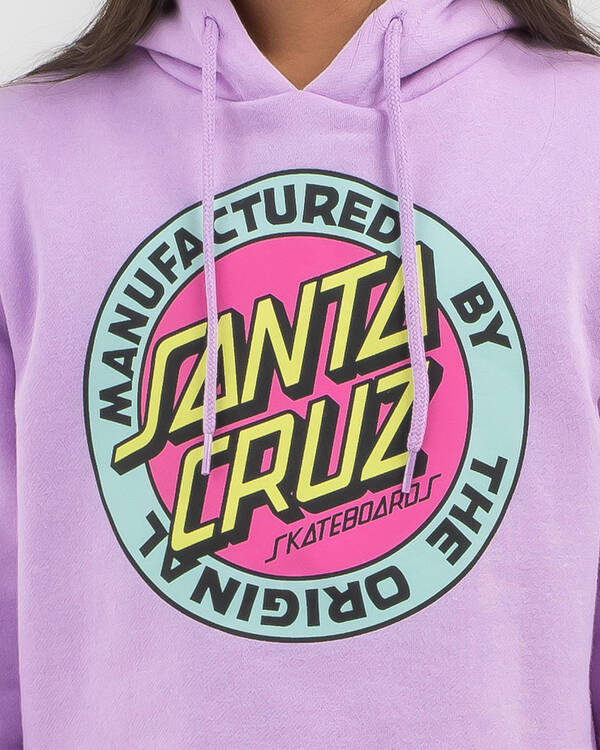 Santa Cruz Girls' MFG Retro Dot Front Hoodie for Womens