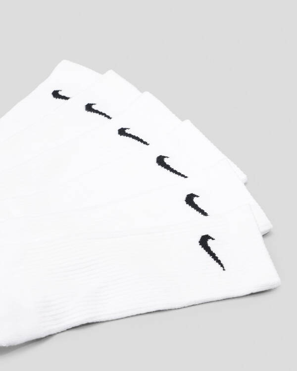 Nike Women's Everyday Plus Cushioned Training Crew Sock Pack for Womens