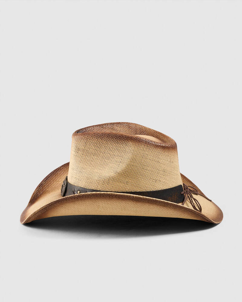 Double Diamond Ranch Dunn Straw Cowboy Hat for Mens