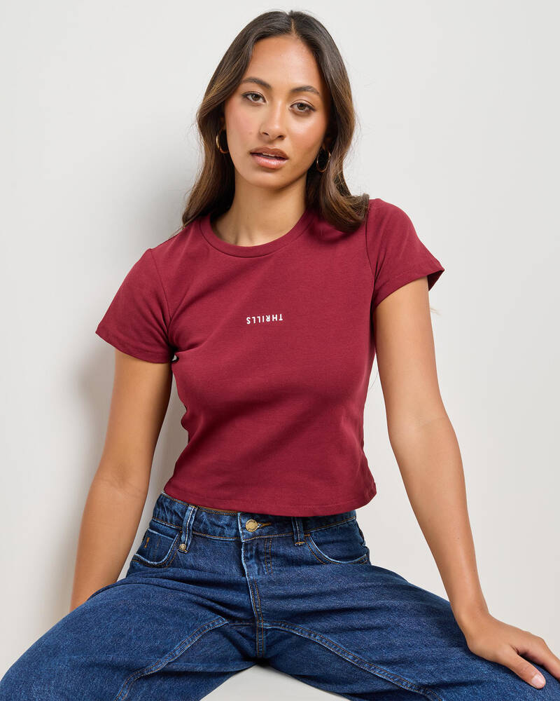 Thrills Minimal Thrills Mini T-Shirt for Womens