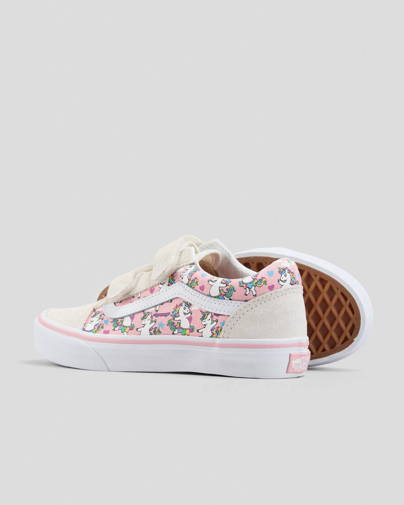 Vans Girls' Old Skool V Shoes for Womens