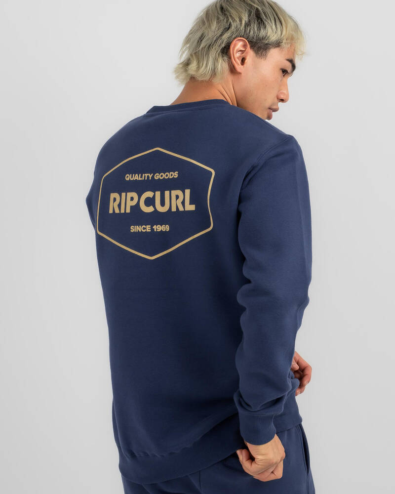 Rip Curl Stapler Crew Sweatshirt for Mens