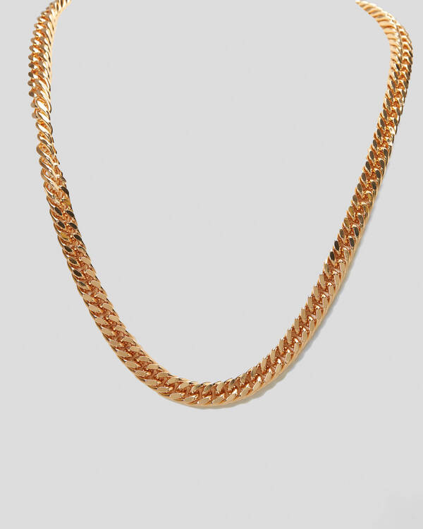 REPUBLIK Cuban Link Chain Necklace for Mens