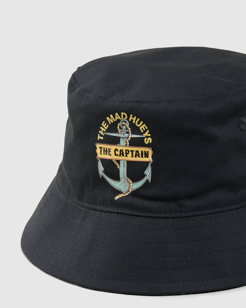The Mad Hueys Boys' Croc Captain Bucket Hat for Mens