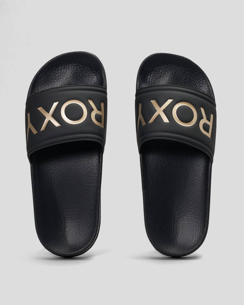 Roxy Girls' Roxy Slippy Slide Sandals for Womens