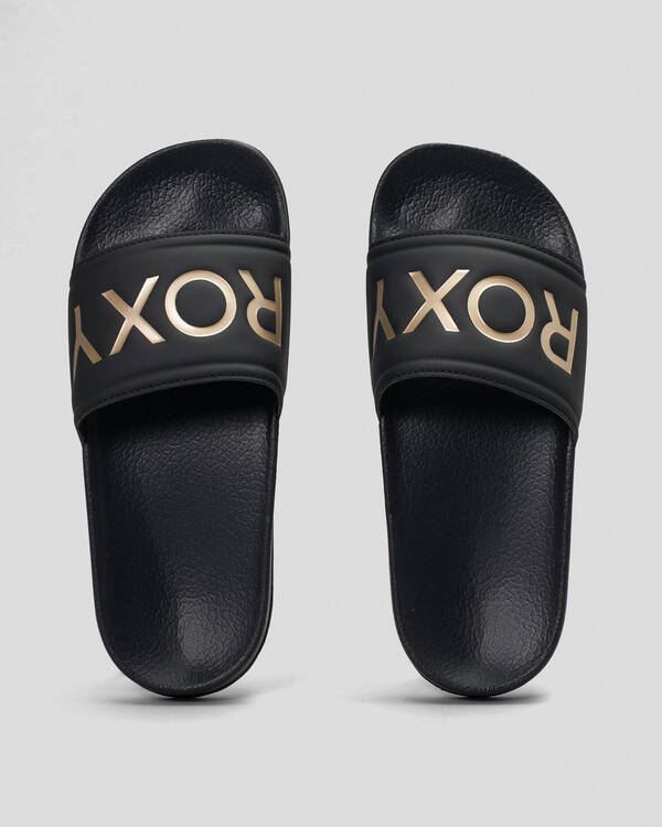 Roxy Girls' Roxy Slippy Slide Sandals for Womens