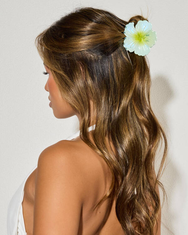 Karyn In LA Hibiscus Flower Hair Claw Clip for Womens