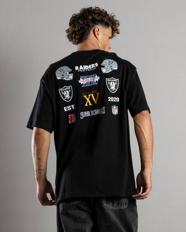 Majestic Las Vegas raiders Patch Champs T-Shirt for Mens