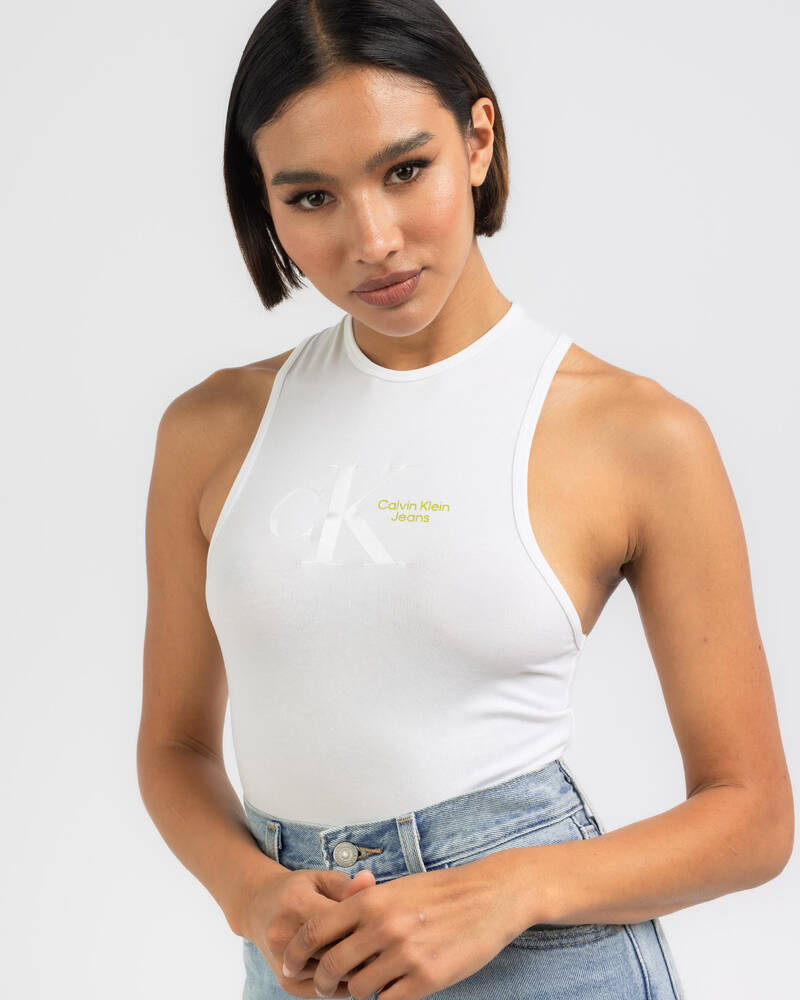 Calvin Klein Dynamic Tank Bodysuit for Womens