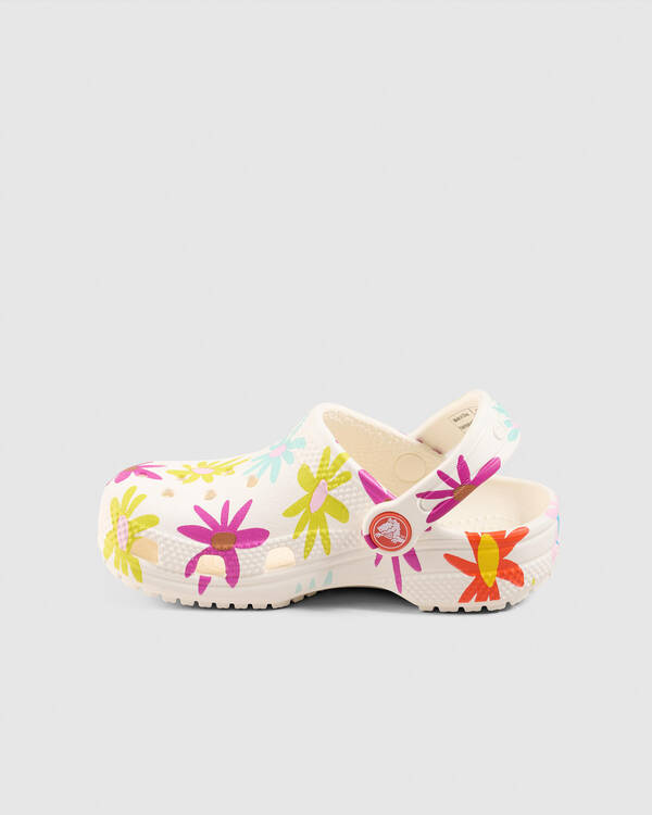 Crocs Toddlers' Classic Crafted Daisy Clogs for Unisex