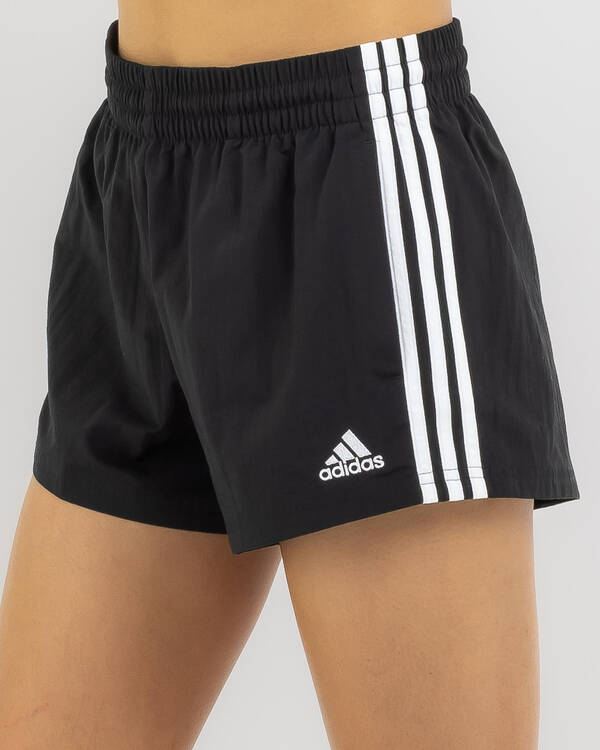 adidas Essentials 3 Stripe Woven Shorts for Womens