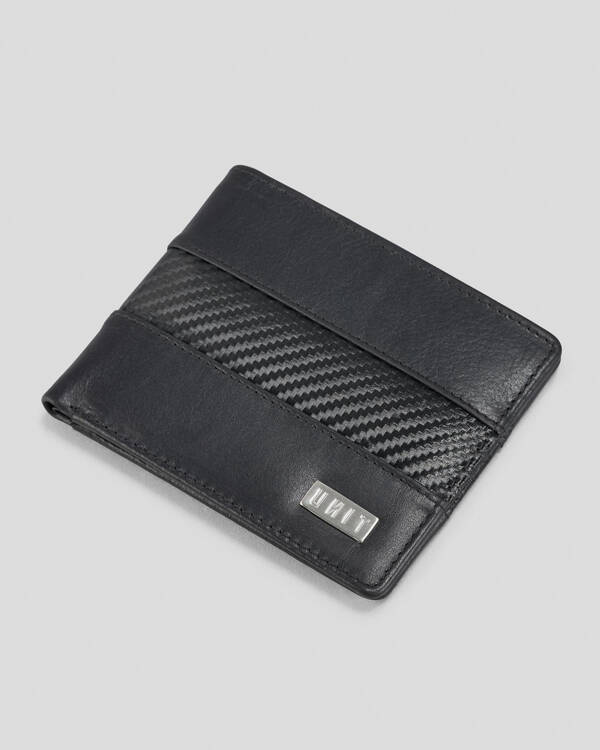 Unit CarbonX Leather Wallet for Mens