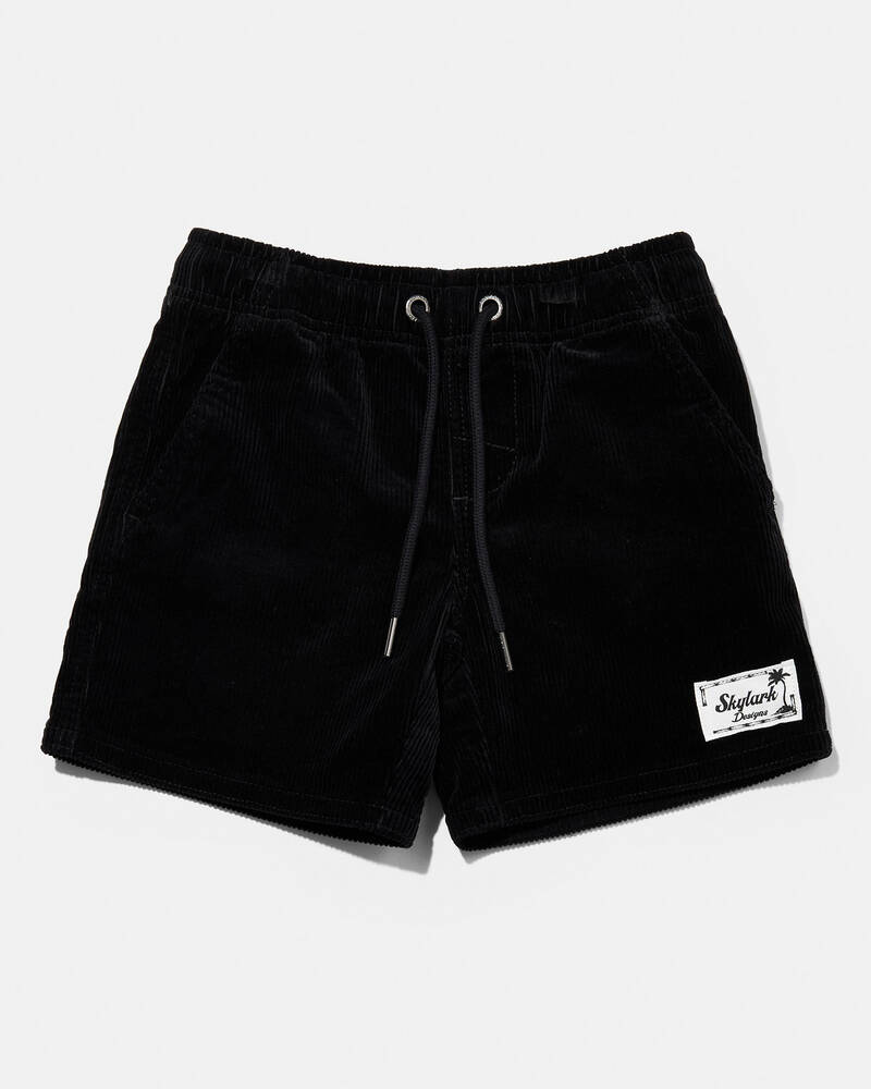 Skylark Toddlers' Cord Elastic Waist Shorts for Mens
