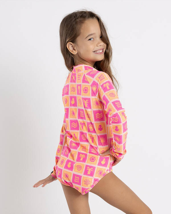 Rip Curl Toddlers' Sun UPF Long Sleeve Surfsuit for Womens
