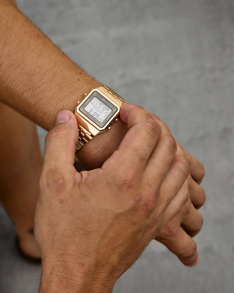 Casio A500WGA-9DF World Time Watch for Mens