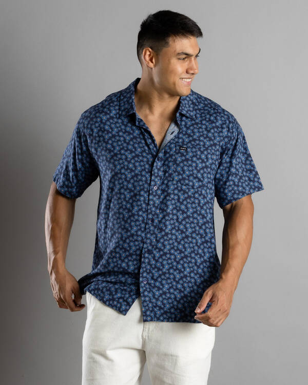 RVCA Cosmos Short Sleeve Shirt for Mens