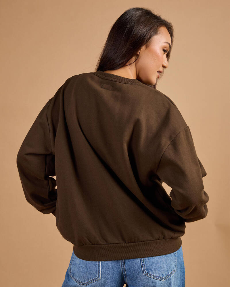 RVCA Bold Vintage Crewneck Sweatshirt for Womens