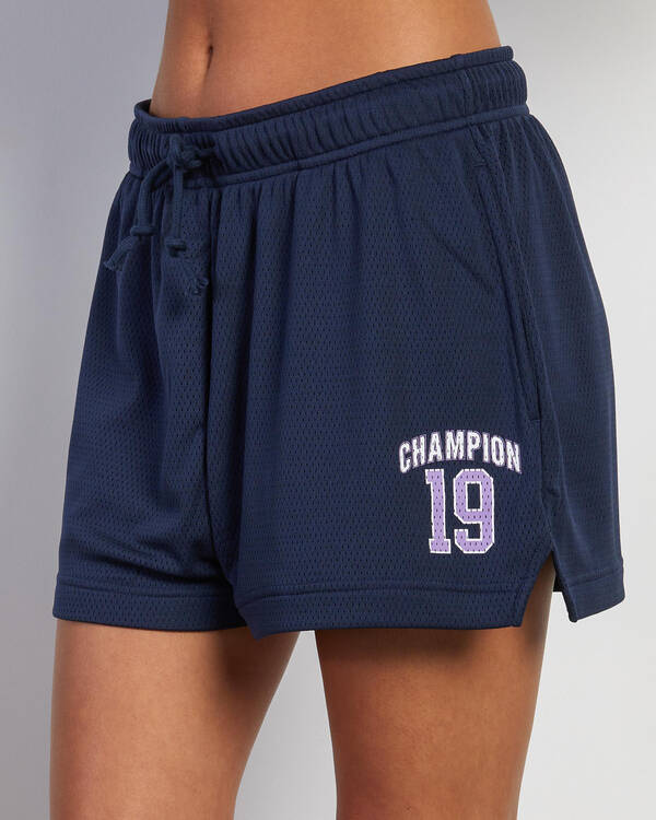 Champion Graphic Game Shorts for Womens