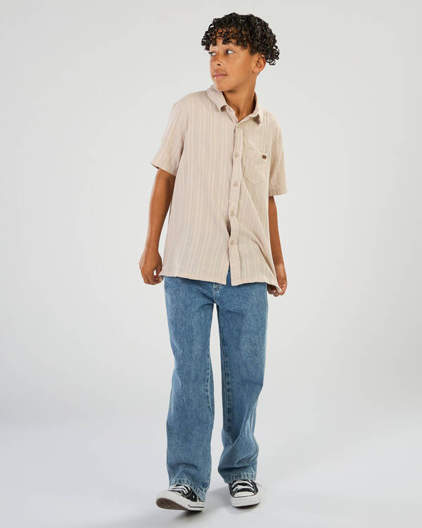 Skylark Boys' Novella Short Sleeve Shirt for Mens