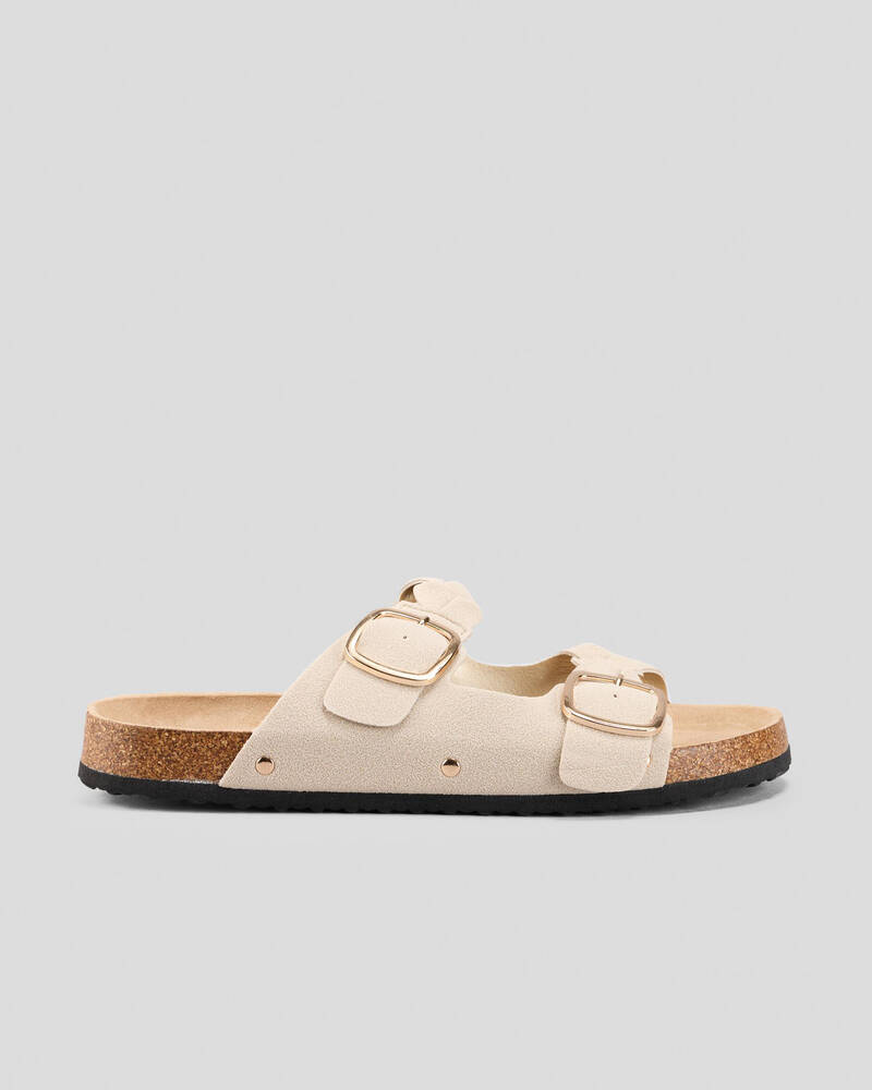 Ava And Ever Allie Plait Slide Sandals for Womens