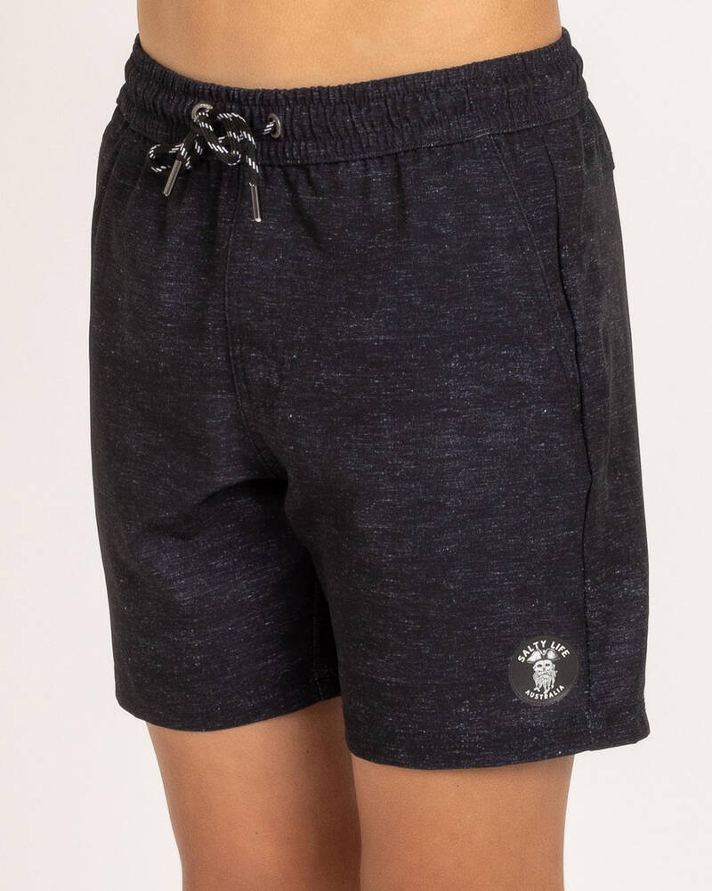 Salty Life Boys' Treaty Elastic Waist Shorts for Mens