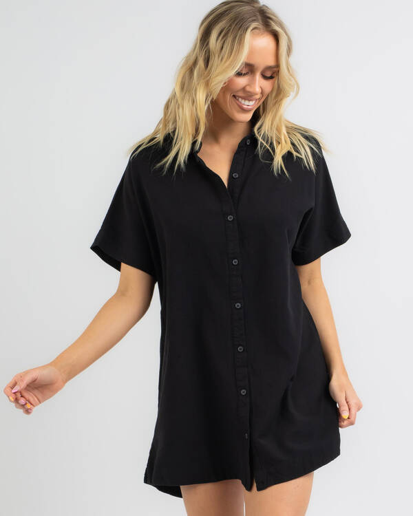 Rhythm Classic Shirt Dress for Womens