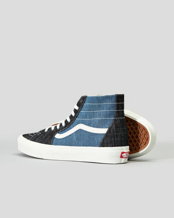 Vans Sk8-Hi Tapered Threaded Denim Shoes for Mens