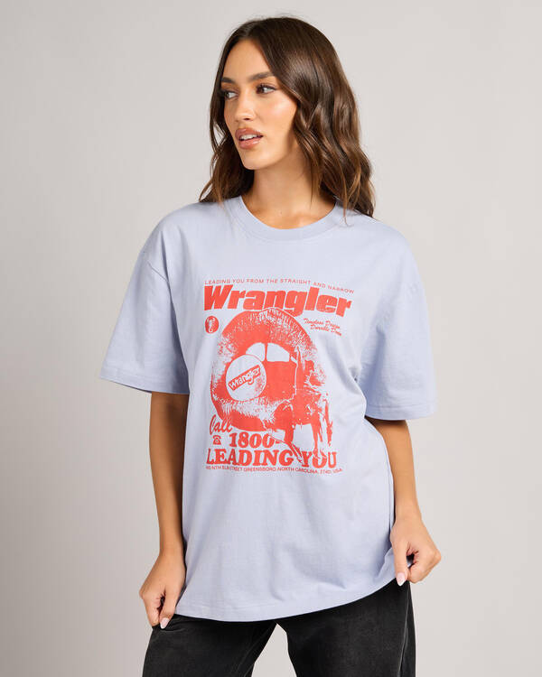 Wrangler Leading You Slouch T-Shirt for Womens