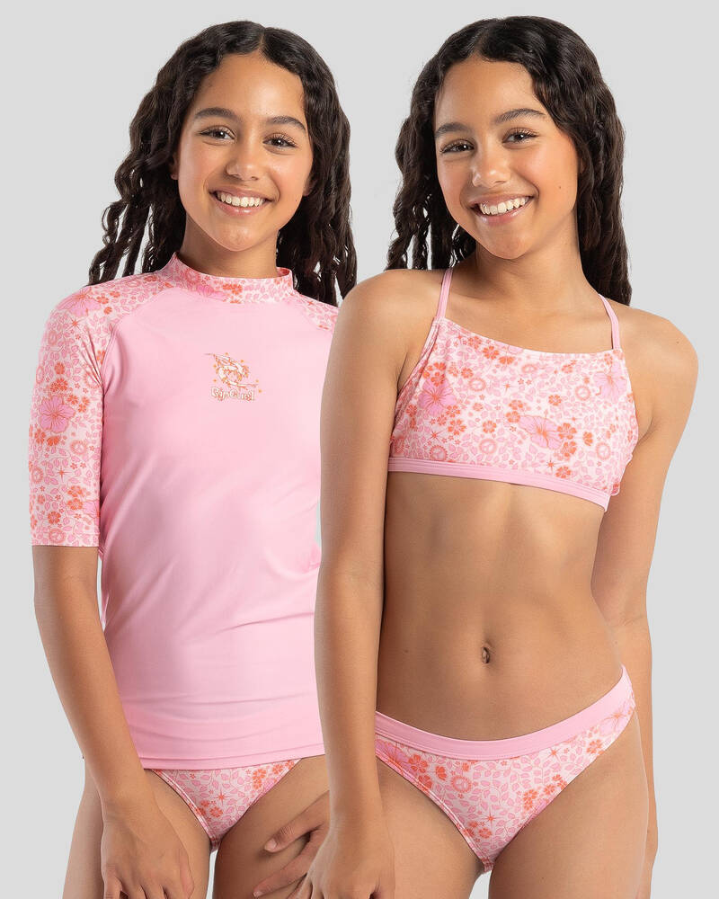 Rip Curl Girls' Summer Sol Rash Vest Set for Womens