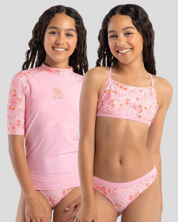 Rip Curl Girls' Summer Sol Rash Vest Set for Womens