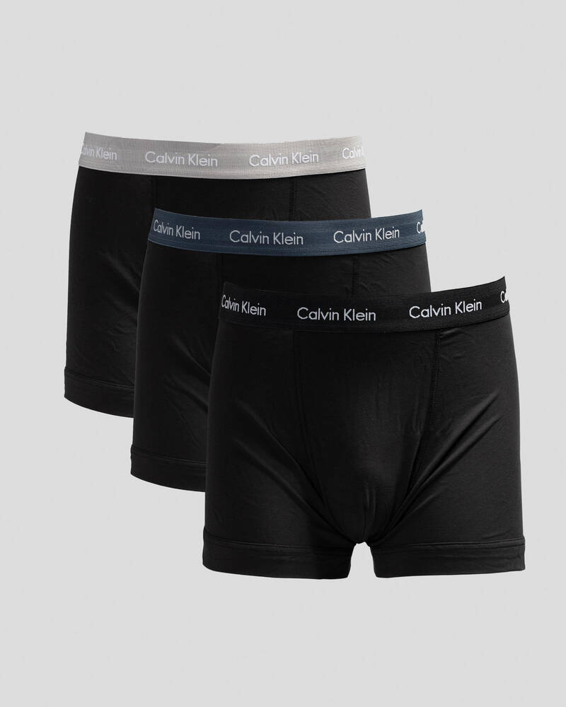 Calvin Klein Cotton Stretch Trunks3 Pack for Mens