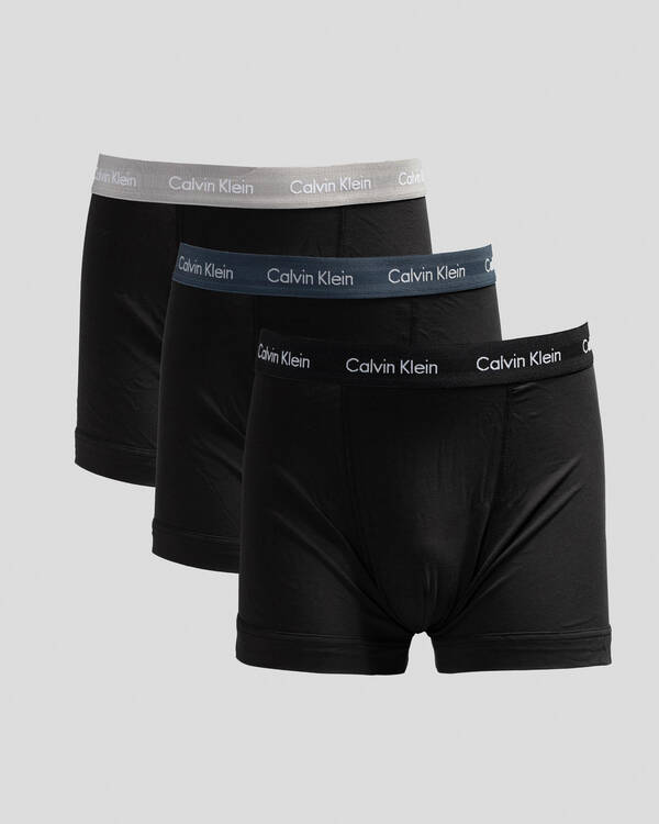 Calvin Klein Cotton Stretch Trunks3 Pack for Mens
