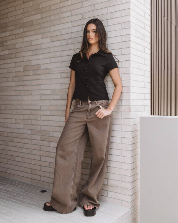 Ava And Ever Ingrid Short Sleeve Shirt for Womens