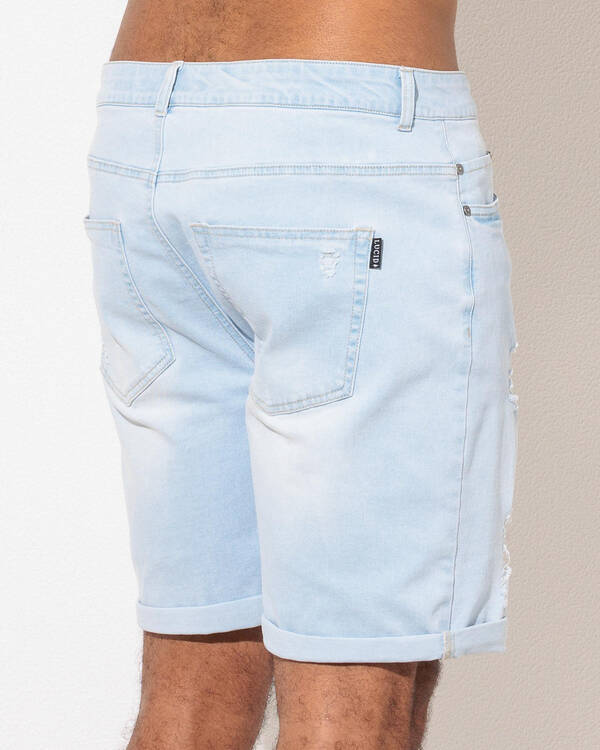 Lucid Capsule Denim Walk Shorts for Mens
