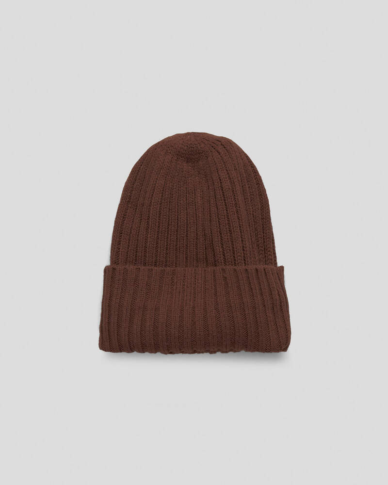 Stussy Graffiti Rib Knit Beanie for Womens