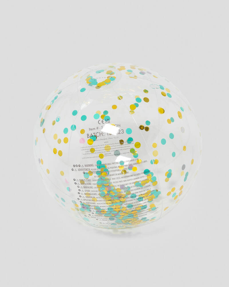 Sunnylife Confetti Inflatable Beach Ball for Womens