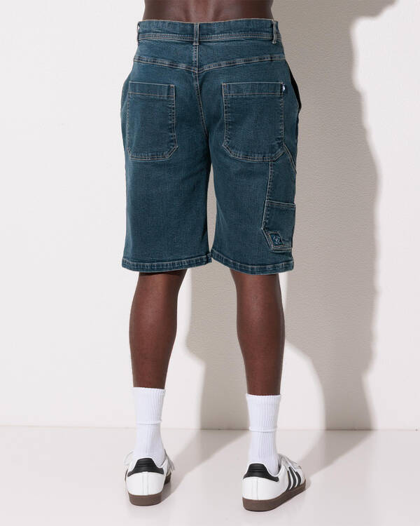 Lucid League Denim Walk Shorts for Mens