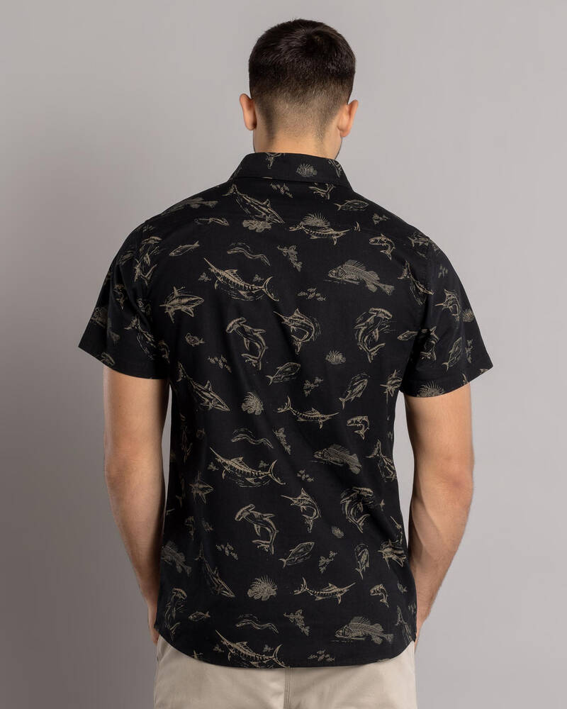 Salty Life Deepwater Short Sleeve Shirt for Mens