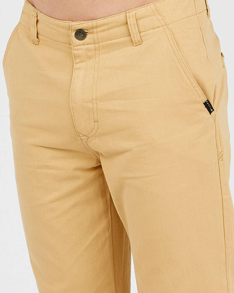 Rusty Manila Cropped Chino Pants for Mens