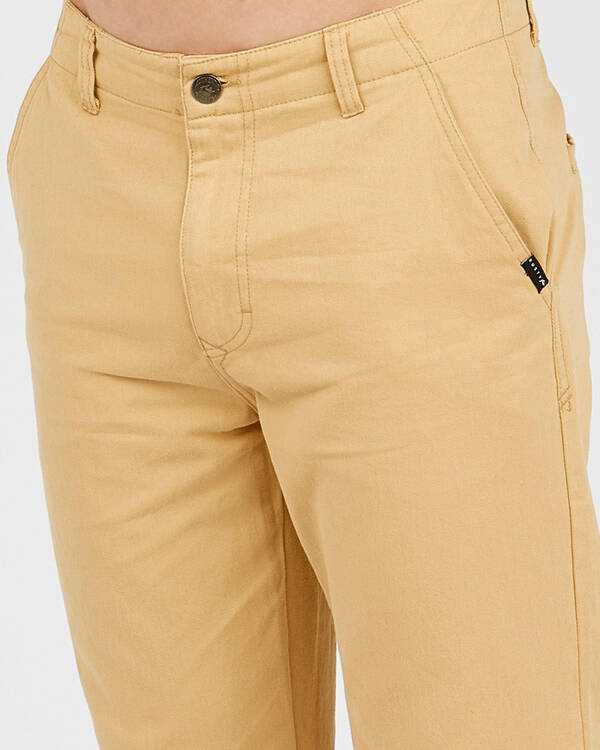Rusty Manila Cropped Chino Pants for Mens