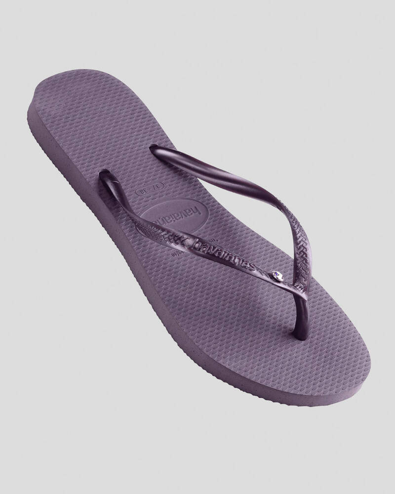 Havaianas Slim Crystal II Thongs for Womens