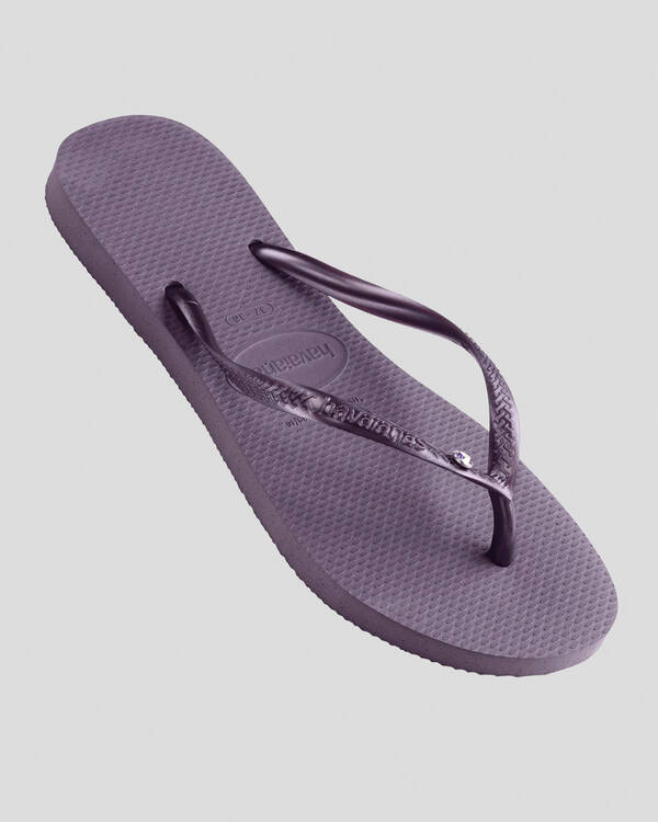 Havaianas Slim Crystal II Thongs for Womens