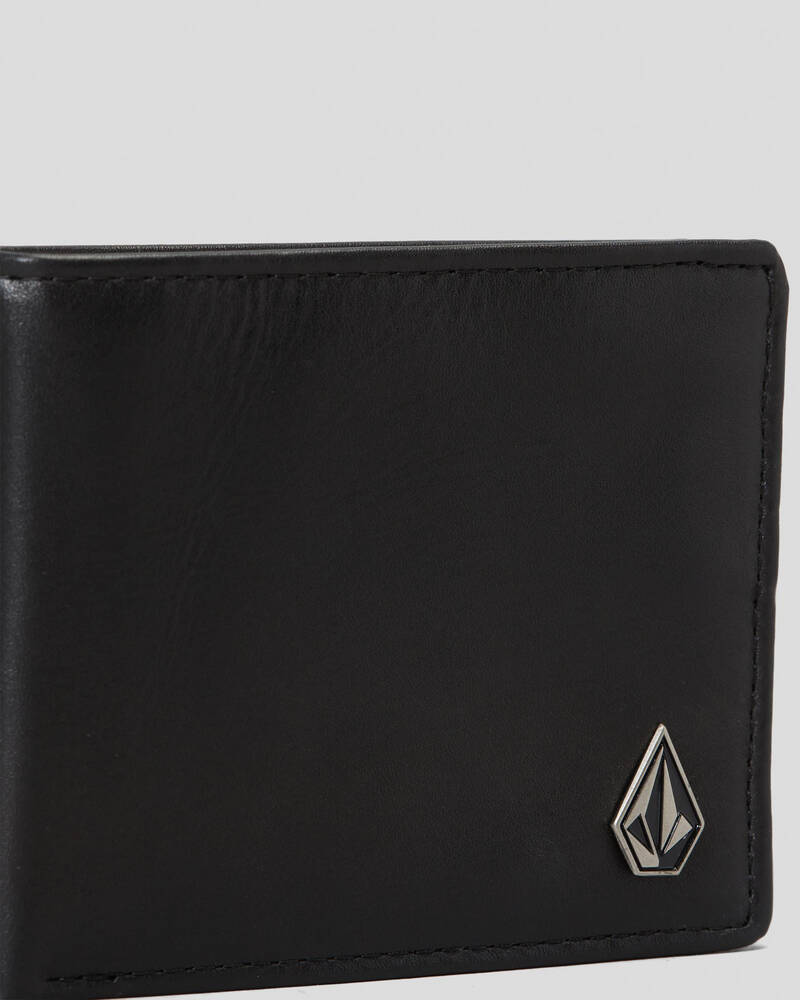 Volcom Single Stone Leather Wallet for Mens