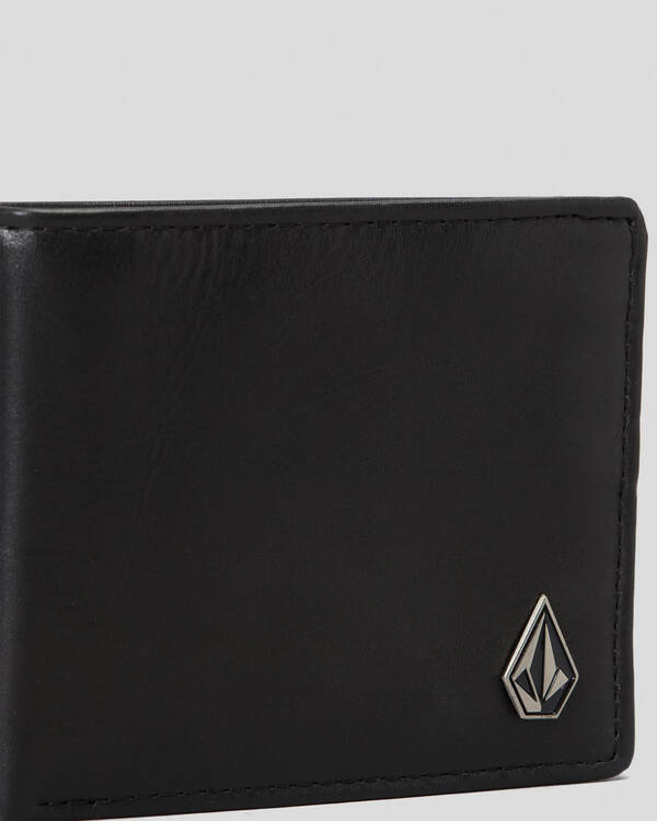Volcom Single Stone Leather Wallet for Mens